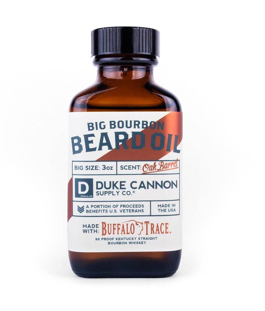 Duke Cannon Big Bourbon Beard Oil front view