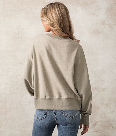 Buckle Black Remi Oversized Pullover back view