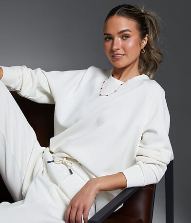 Buckle Black Alpine Pullover front view