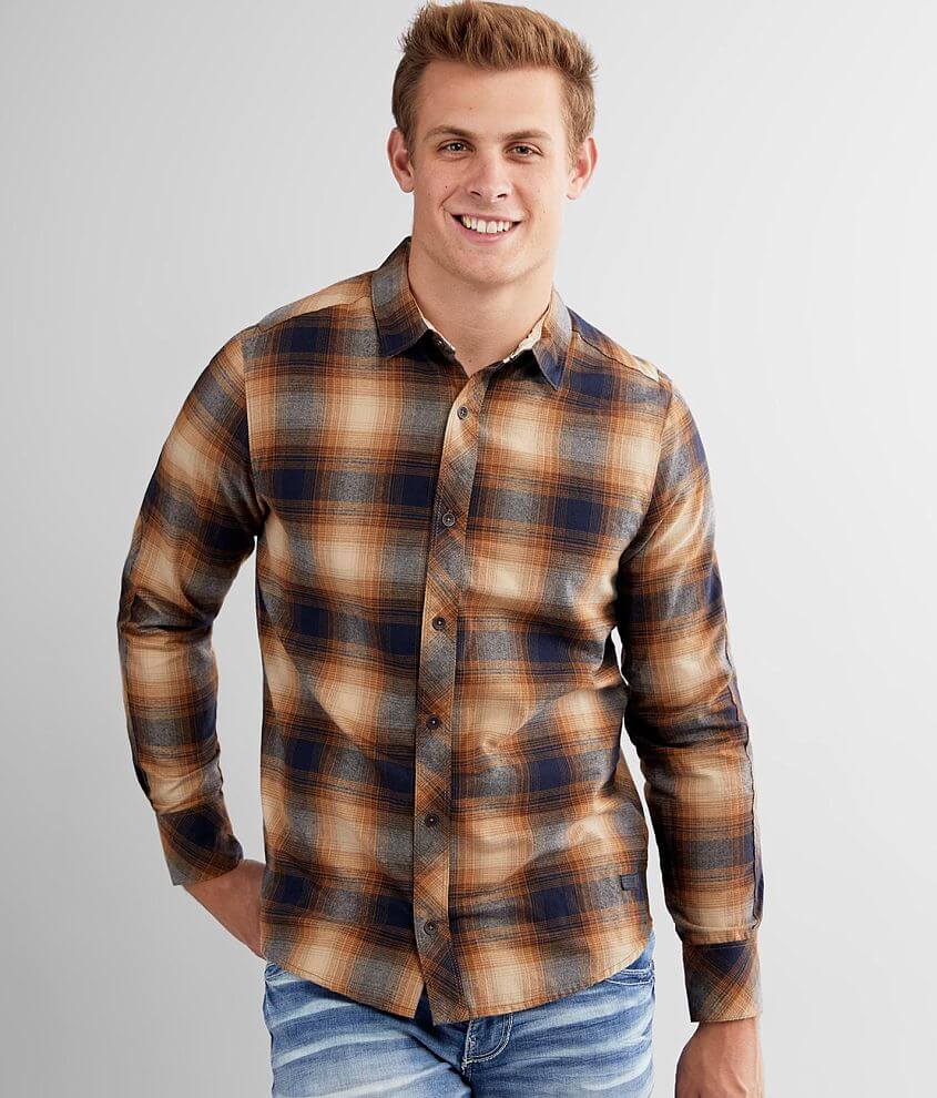 Outpost Makers Ocean-Tech Flannel Shirt front view