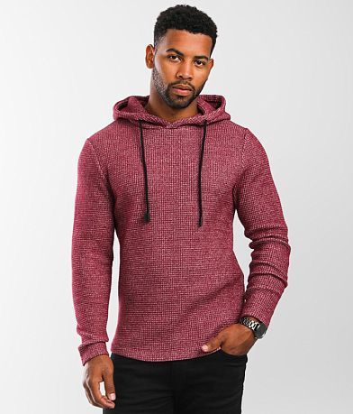 Outpost Makers Fleece Waffle Knit Hoodie front view