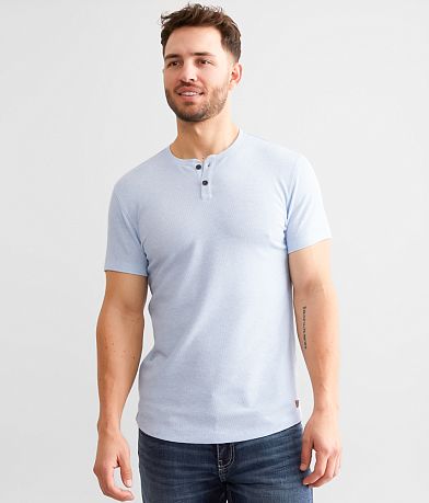 Outpost Makers Textured Knit Henley front view
