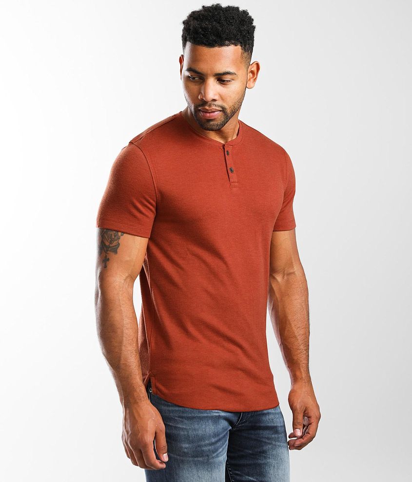 Outpost Makers Brushed Knit Henley front view