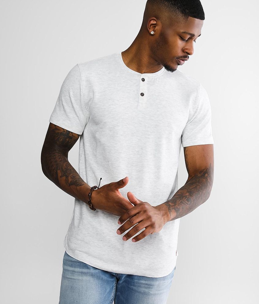 Mens best sale white henley