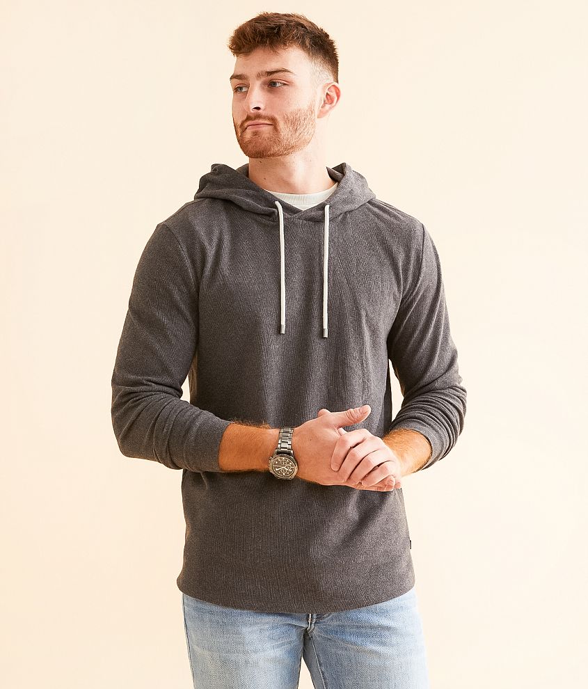 Outpost Makers Brushed Knit Hoodie front view