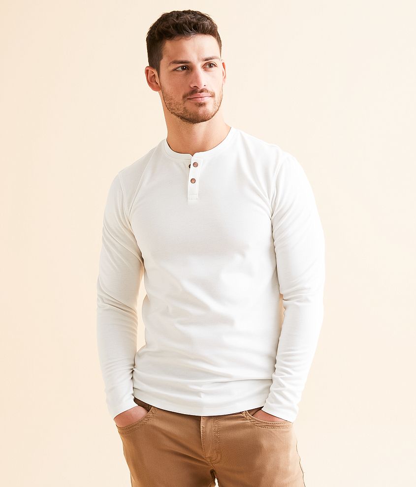 Outpost Makers Marled Henley front view