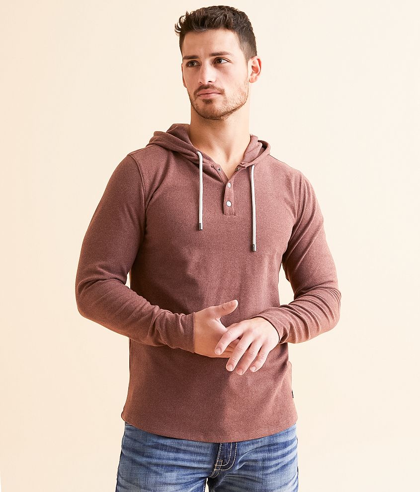 Outpost Makers Henley Hoodie front view