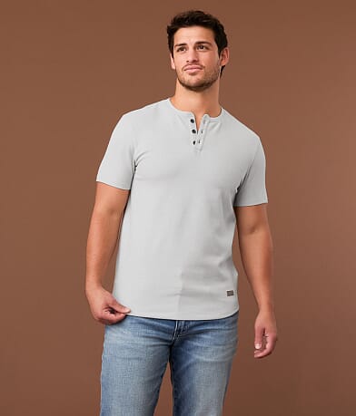 Outpost Makers Brushed Henley front view