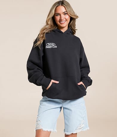 Duvin Beach Club Hooded Sweatshirt front view