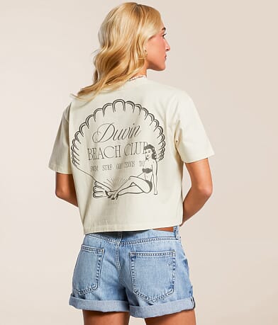 Duvin Shoreline Cropped T-Shirt front view