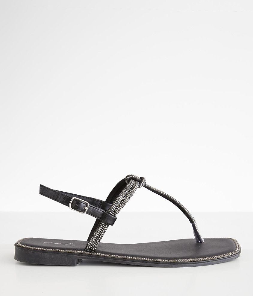 Qupid best sale black sandals