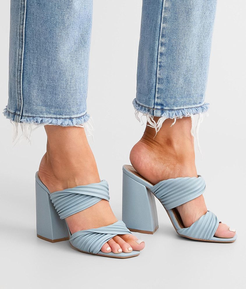 Cage Double Twist Heeled Sandal