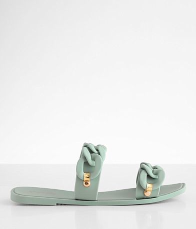 Qupid Gilson Chain Sandal front view