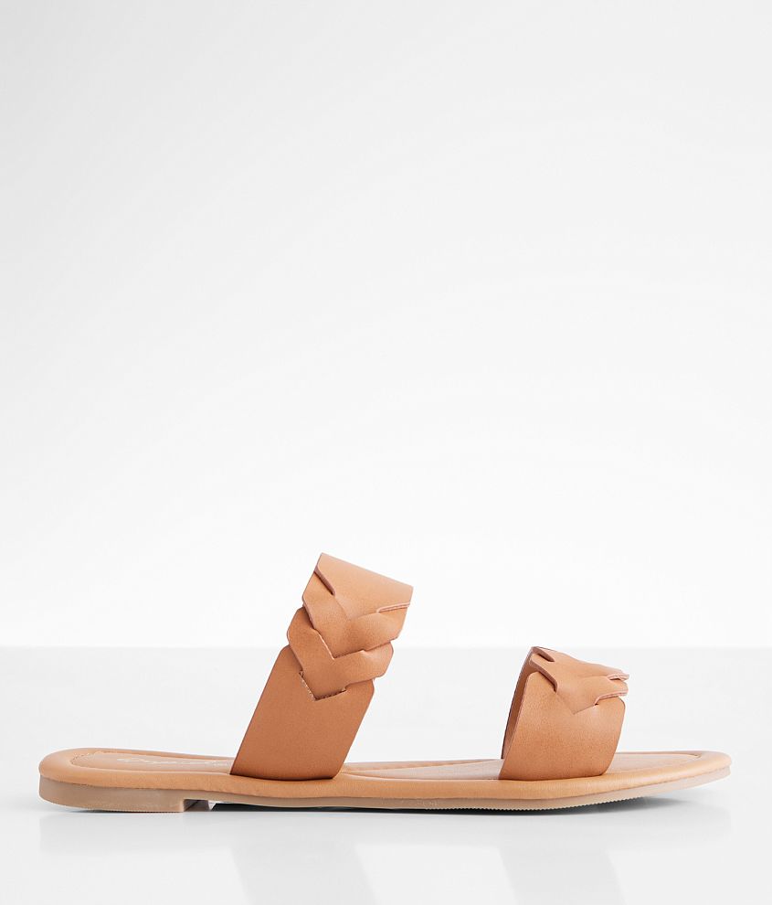 Qupid Hena Sandal front view