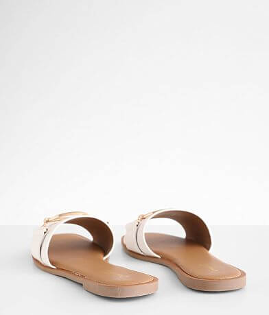 Qupid Indigo Sandal misc detail 3 view