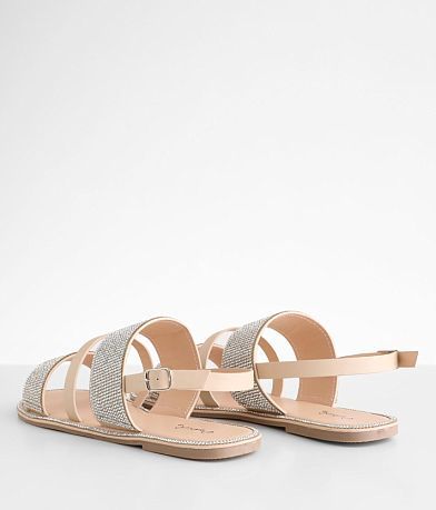 Qupid Kazen Rhinestone Sandal misc detail 2 view
