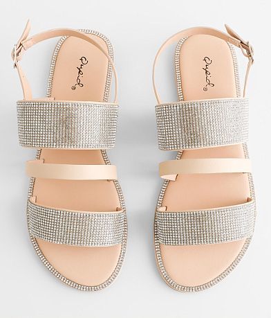 Qupid Kazen Rhinestone Sandal misc detail 3 view