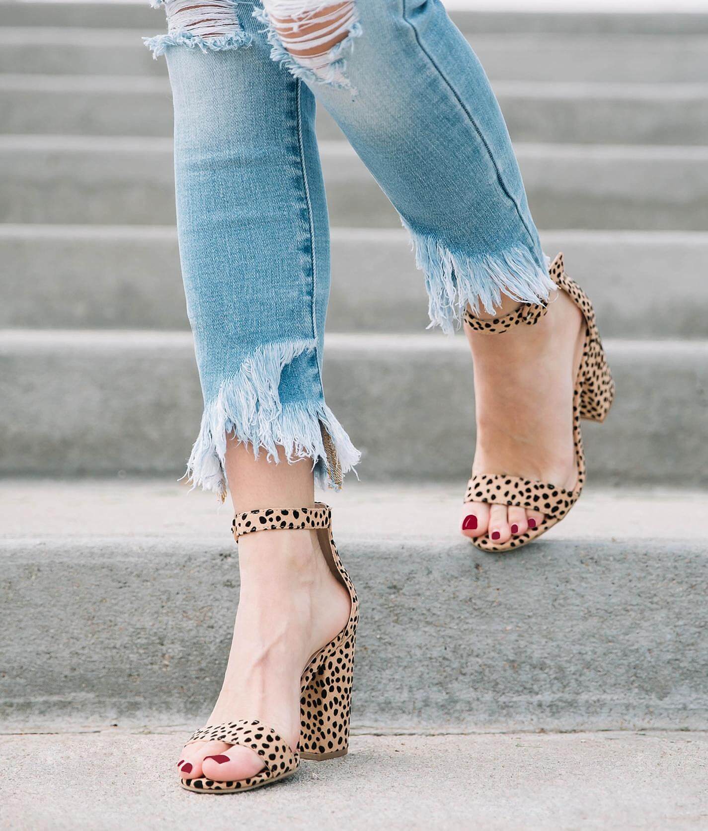 qupid cheetah heels