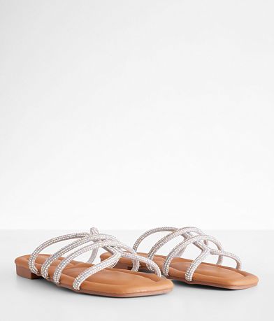 Qupid Mega Glitz Sandal misc detail 1 view