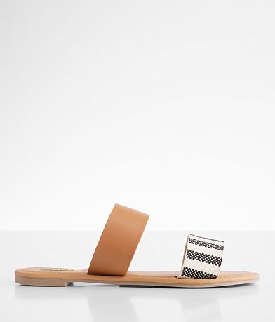 Qupid Double Strap Sandal front view