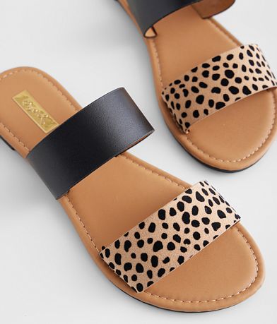 Qupid Double Strap Sandal misc detail 4 view