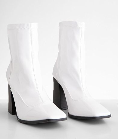 Qupid Toronto Faux Patent Leather Boot misc detail 2 view