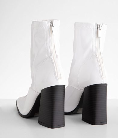 Qupid Toronto Faux Patent Leather Boot misc detail 3 view