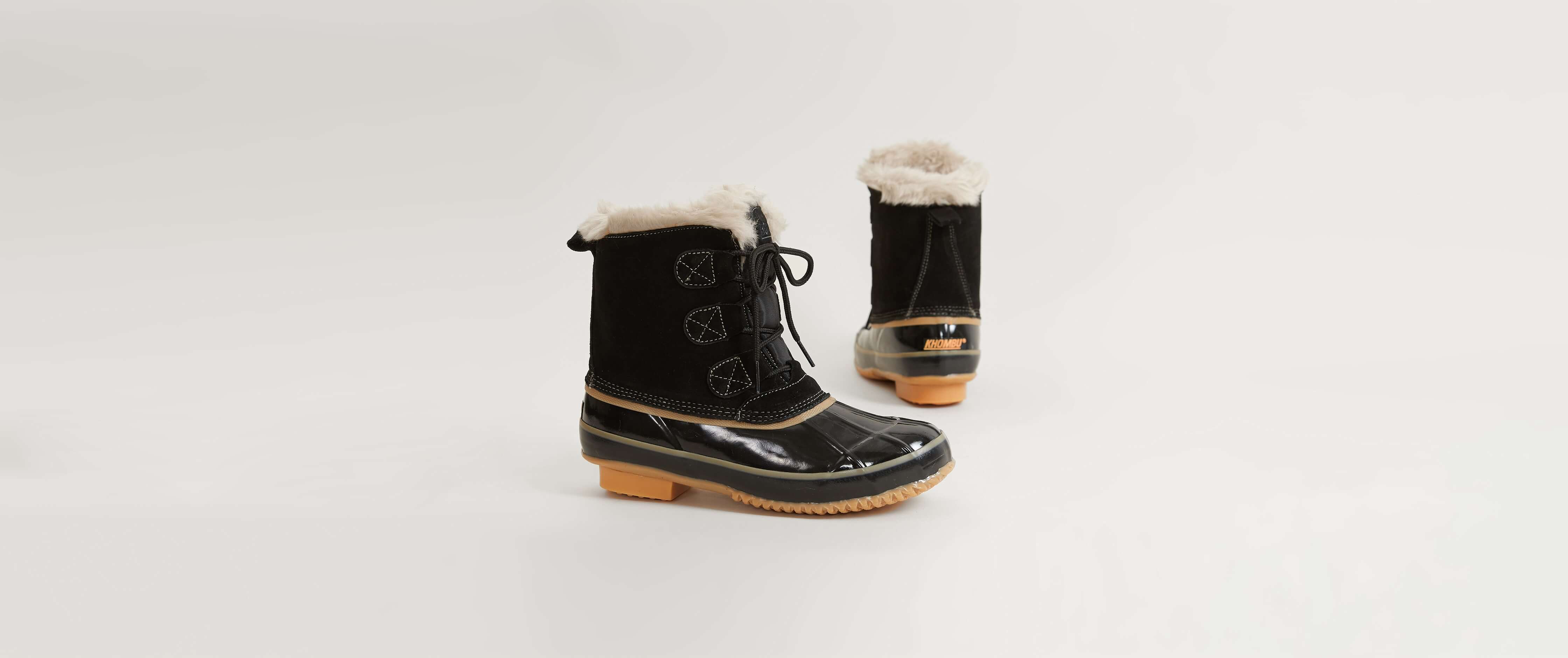 buckle duck boots