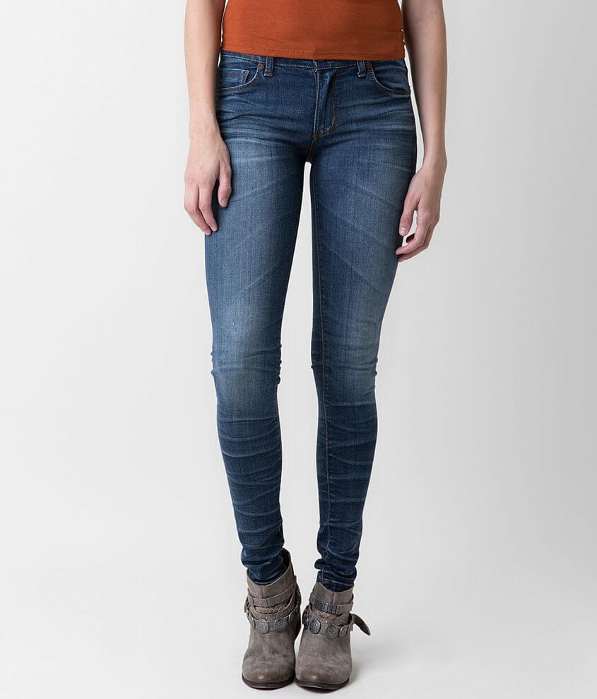 Natural Cast Fire Mid-Rise Skinny Stretch Jean front view