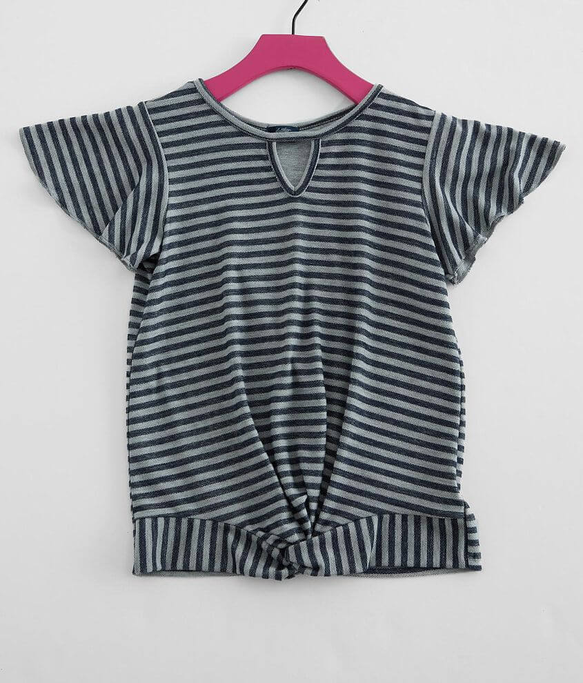 Girls - Daytrip Twisted Hem Top front view