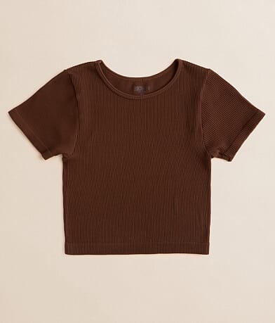 BKEssentials Girls - Ribbed Top front view