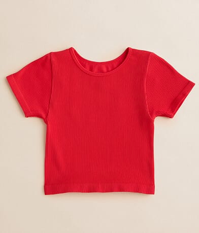 BKEssentials Girls - Ribbed Top front view
