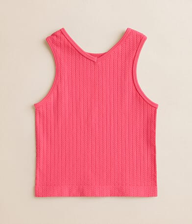 BKEssentials Girls - Ribbed Two-Way Brami front view