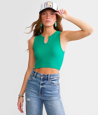 Freshwear Ribbed Stretch Brami front view