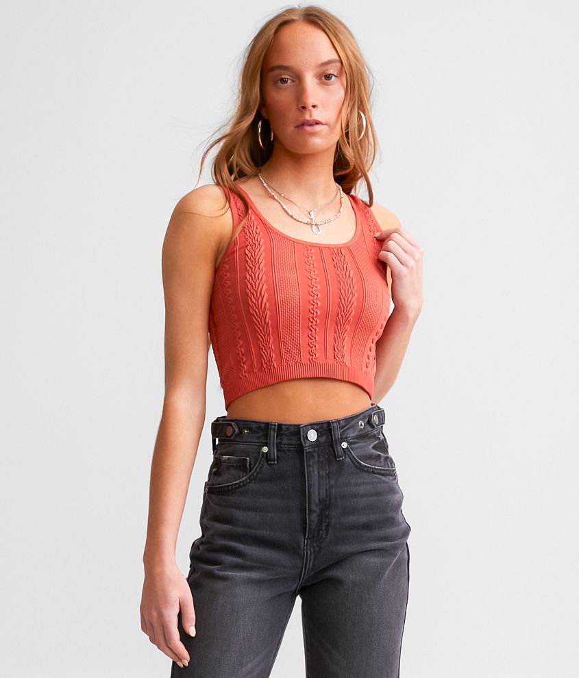 Freshwear Textured Bralette front view