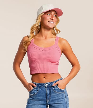 Freshwear Ribbed Stretch Brami front view