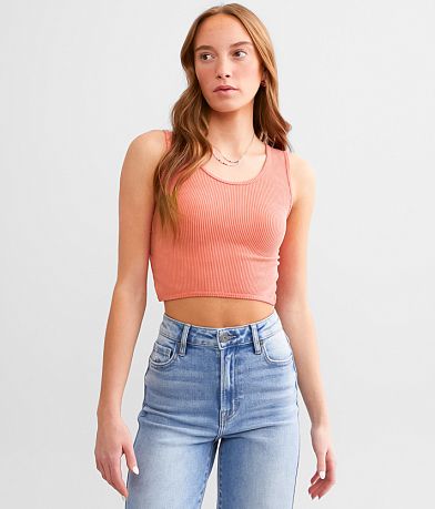 Freshwear Ribbed Stretch Brami front view