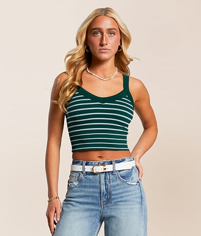 Freshwear Striped Brami front view