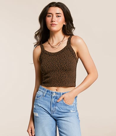 Freshwear Leopard Brami front view
