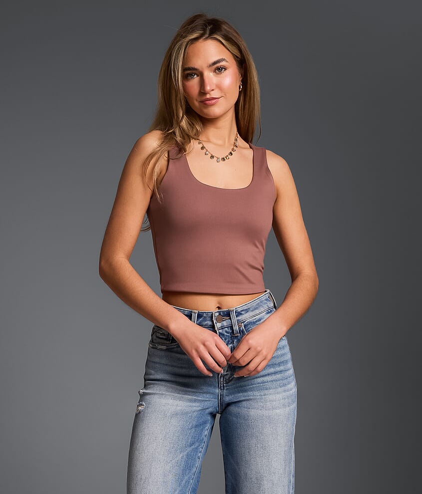 Shaping &amp; Smoothing Cropped Tank Top