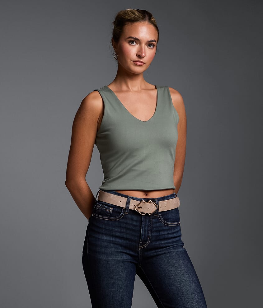 Shaping &amp; Smoothing Cropped Tank Top