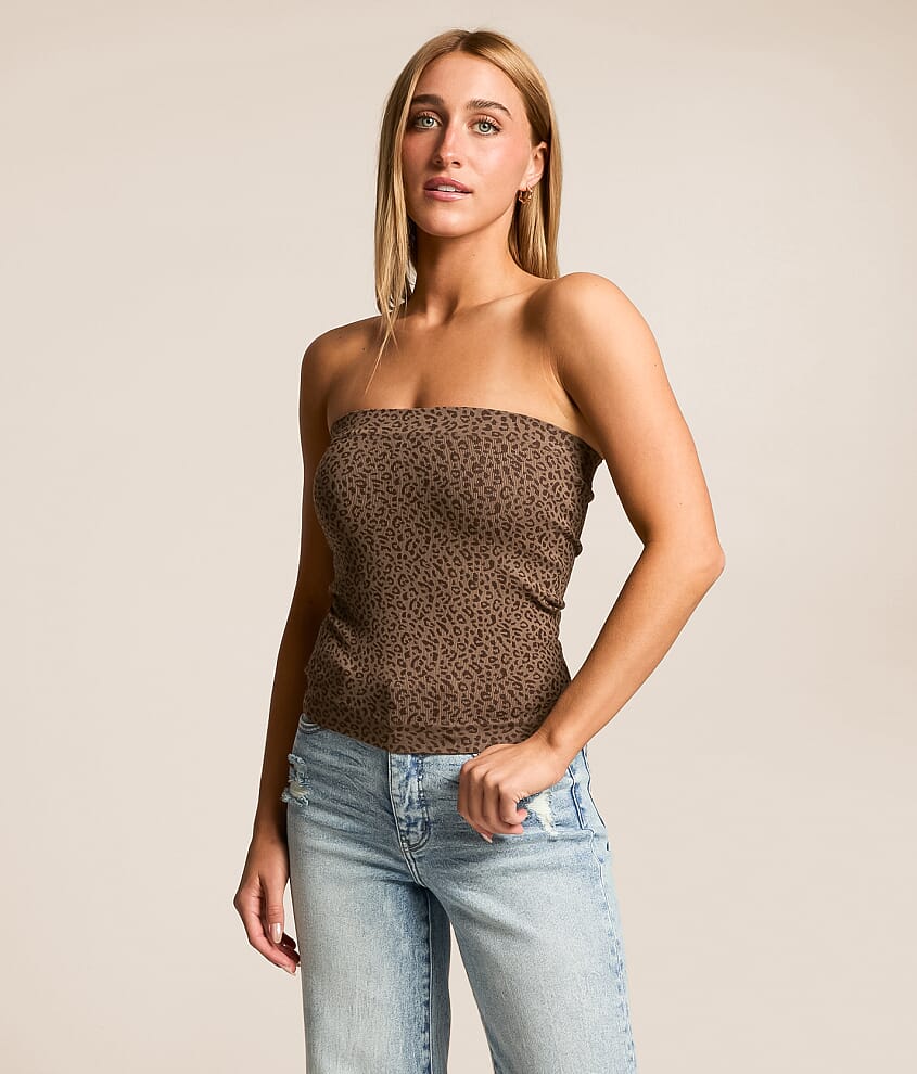 Leopard Tube Top - thumbnail 2