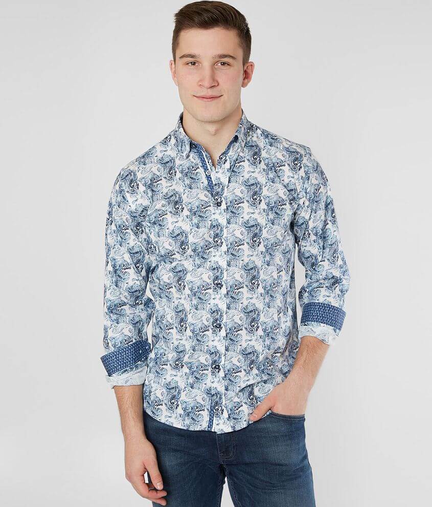 Eight X Paisley Stretch Shirt front view