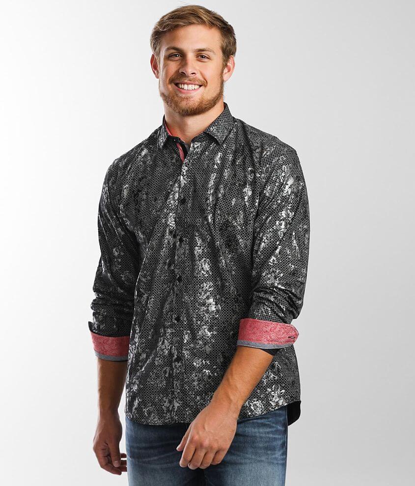Eight X Foiled Floral Shirt front view