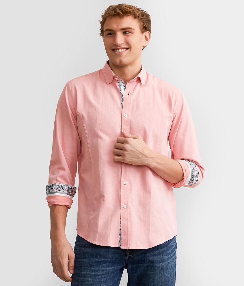 Pink polka clearance dot shirt mens