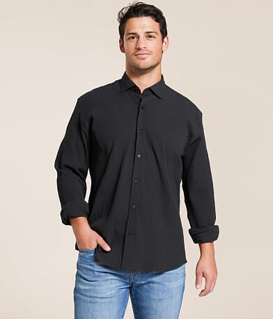 Eight X Textured Shirt front view
