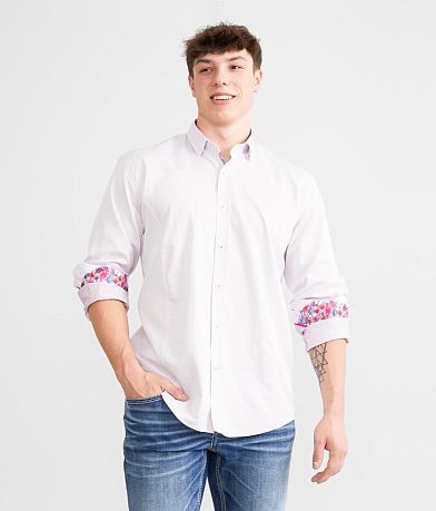 Eight X Tonal Print Shirt front view