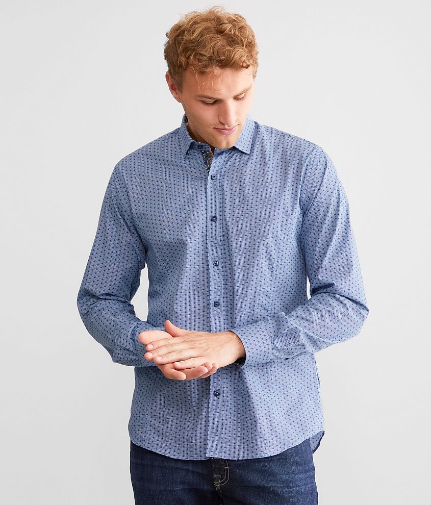 Eight X Printed Shirt - Men's Shirts in Blue