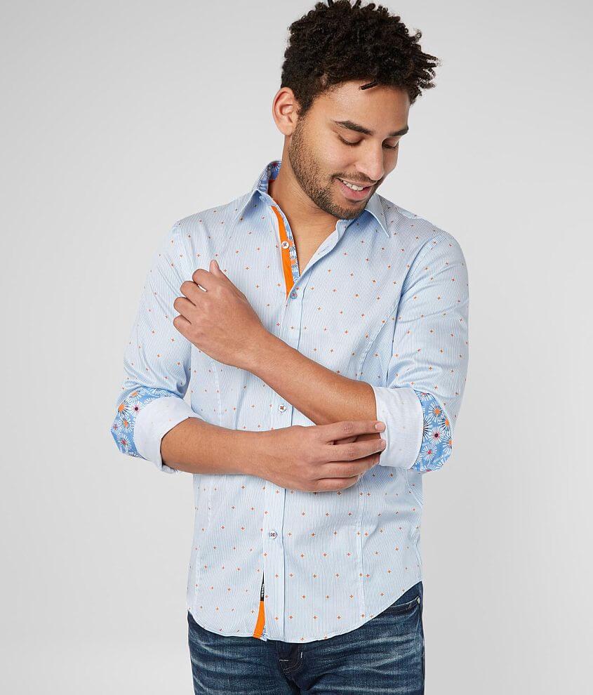 Image of Eight X Striped Woven Shirt