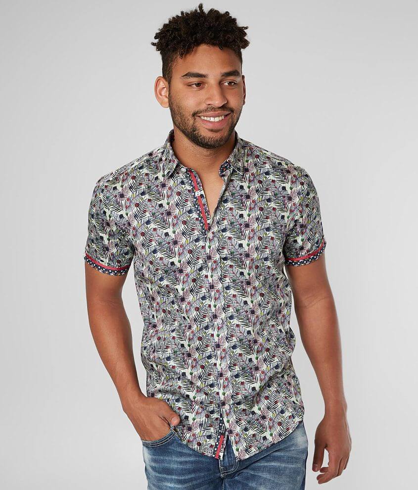 Image of Eight X Feather Print Shirt